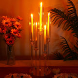 10 PCS Acrylic Candelabra Centerpieces