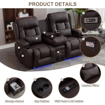 Power Loveseat Recliner Sofa