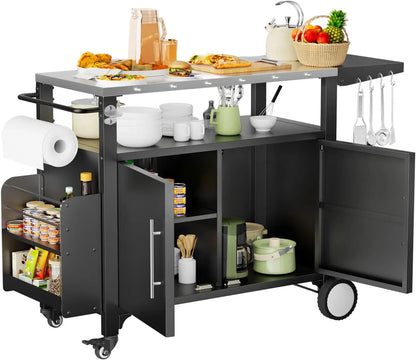 Outdoor Grill Cart