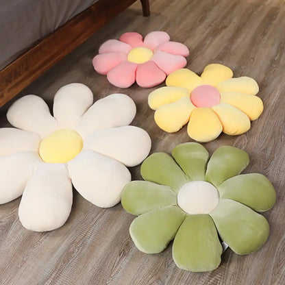 Flower Shaped Plush Pillow for home use