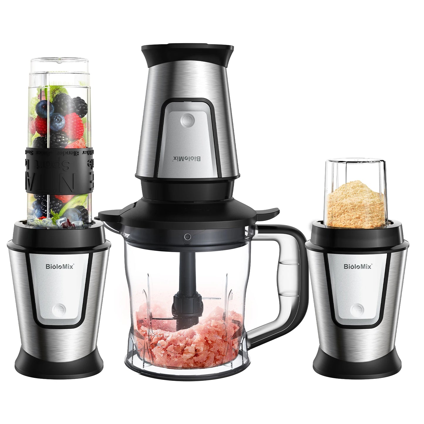 Food Juicer, Blender, Dry Grinder