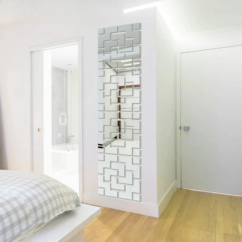 Creative Wall Sticker Mirrors for Home Décor & Interiors