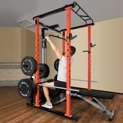 LAT Pull Down, Squat Rack