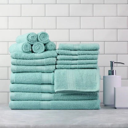 18 Piece Cotton Towel Set