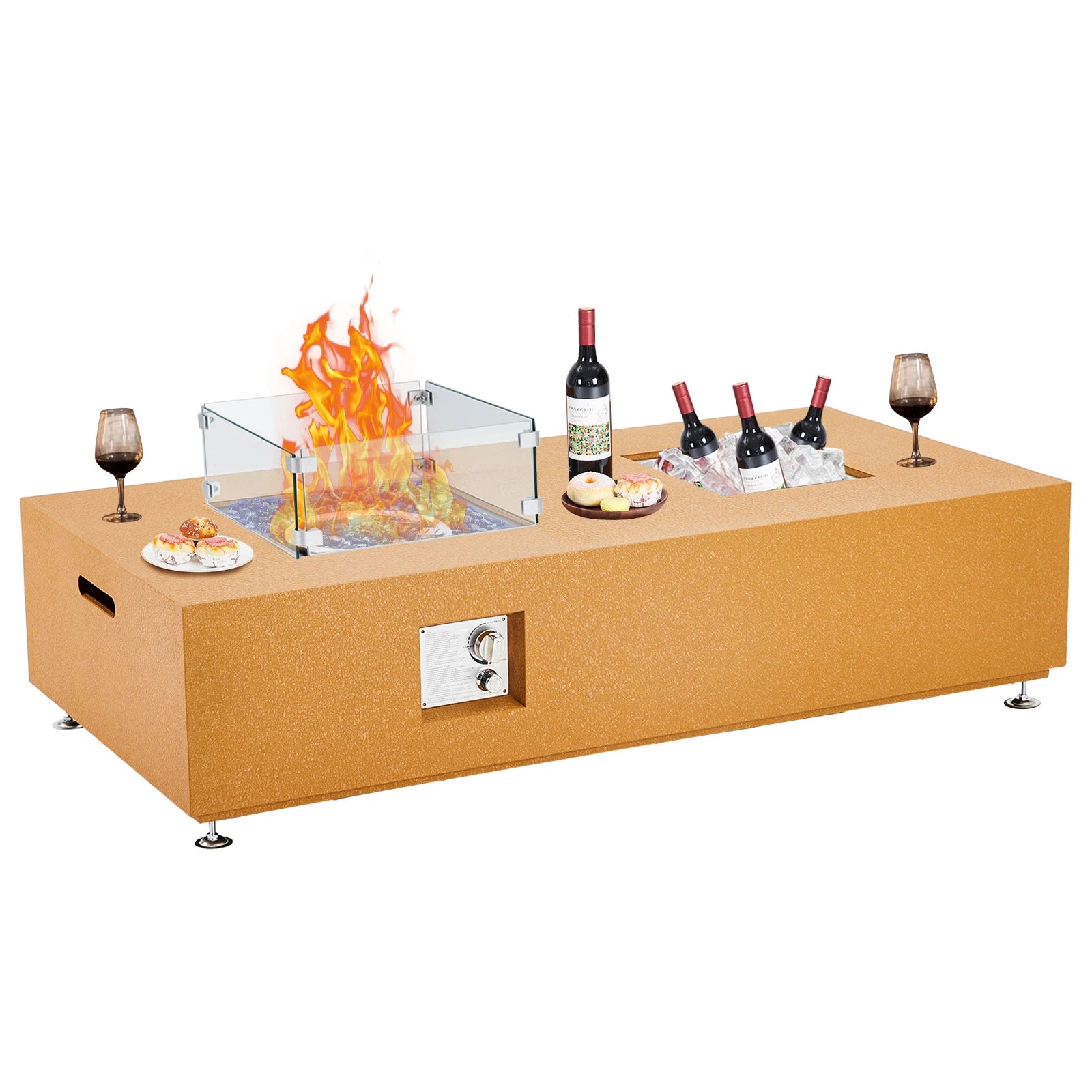 Modern Patio Fire Pit Table for Outdoor Relaxation & Style
