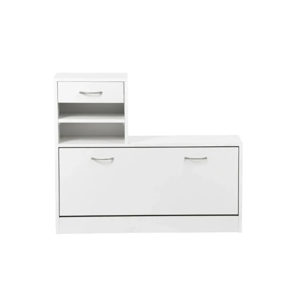 Clothes Shoe Cabinet with Mirror