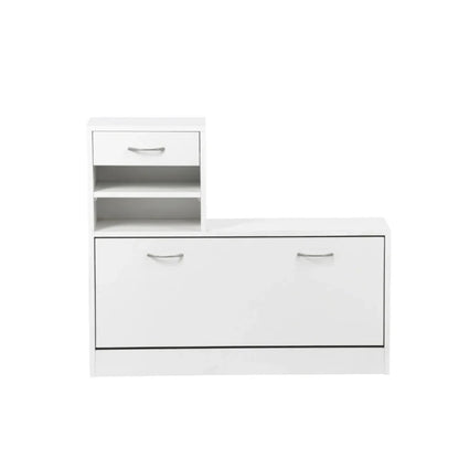 Clothes Shoe Cabinet with Mirror