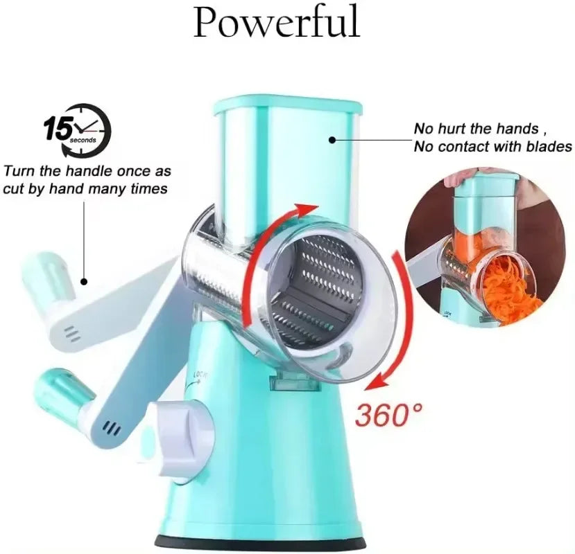 Manual Rotary Slicer Cutter Adjustable