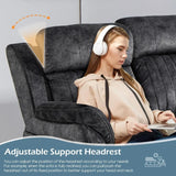 Electric Reclining Couch USB Ports