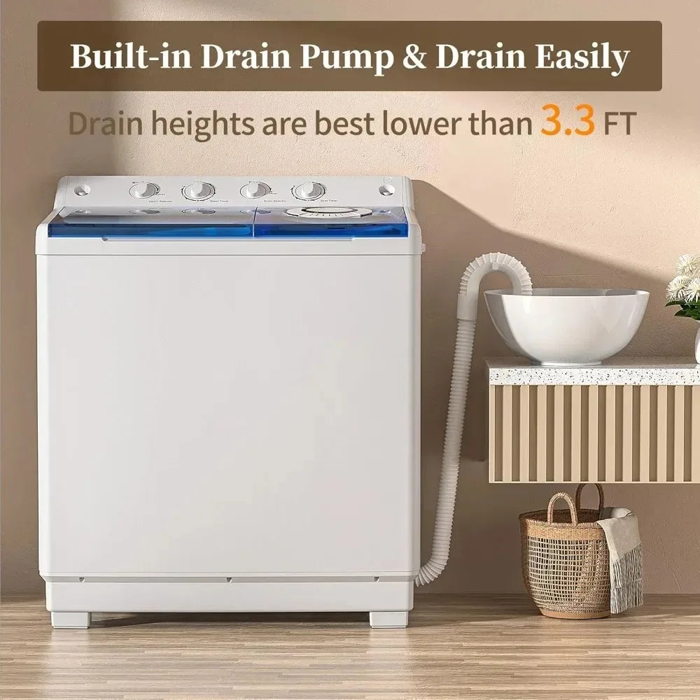 Washing Machine Dryer Combo/40LBS Capacity