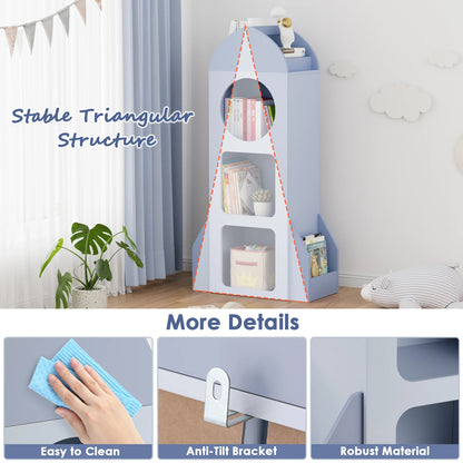 Kids Bookshelf & Toy Storage
