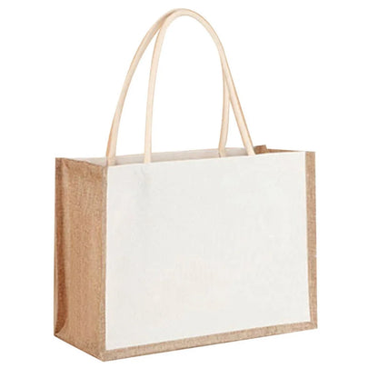 Burlap Jute Tote Bag