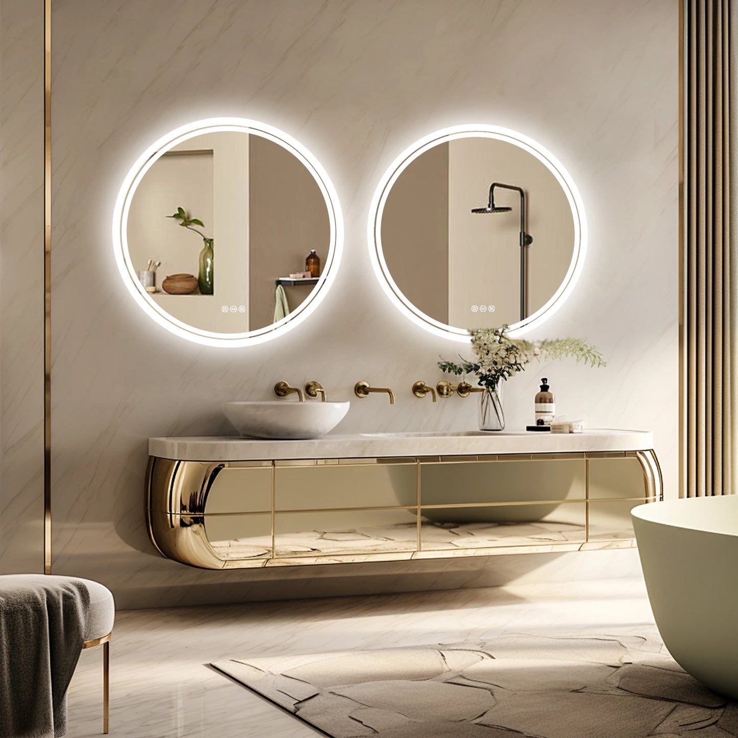 Bathroom Mirror LED Lights Dimmable
