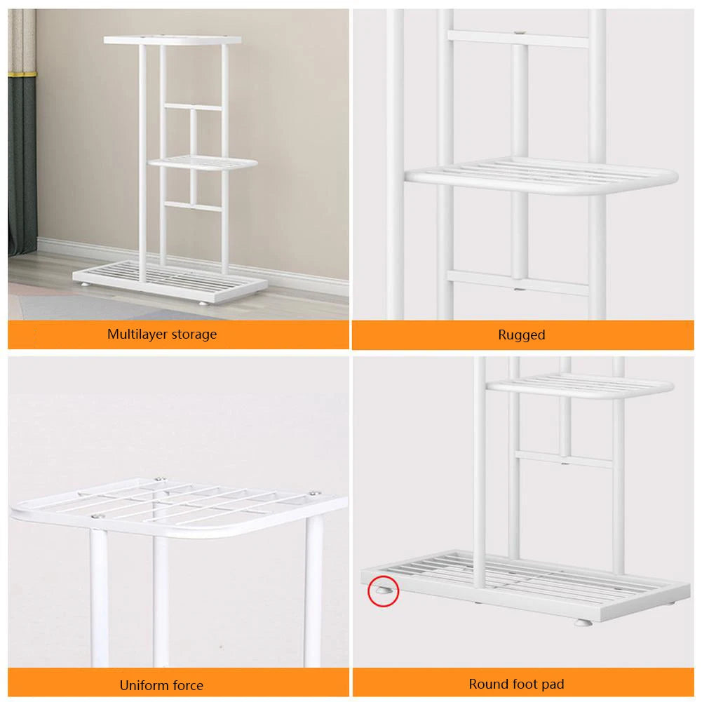 Plant Stand Indoor Outdoor Stylish Multi-Tier Display Rack