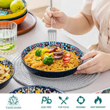 Malacasa Bohemia Dinnerware Vibrant Colors