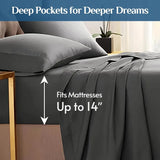 Dark Grey Queen Sheets Set