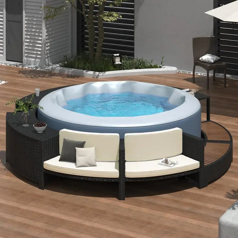 Patio Mini Sofa and Cushions
