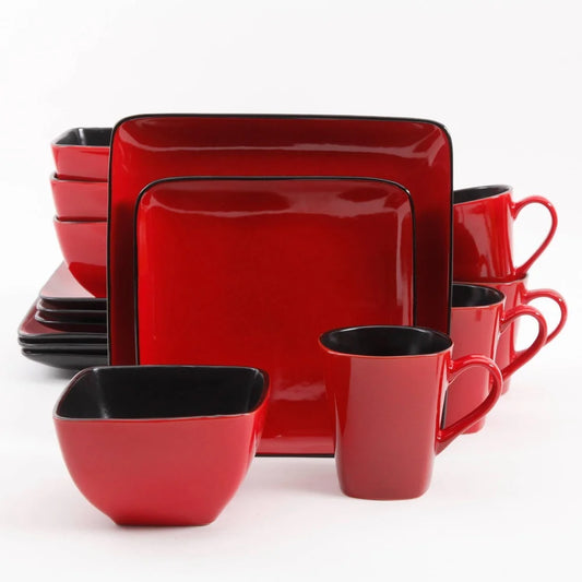 32-Piece Square Dinnerware Set