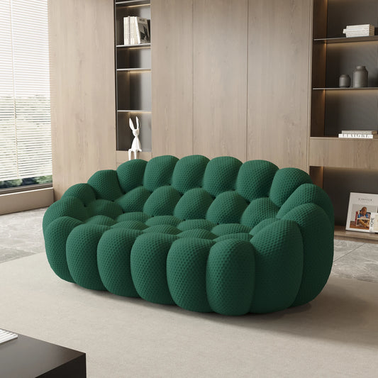 Modern Curved Boneless Sofa for Living Room