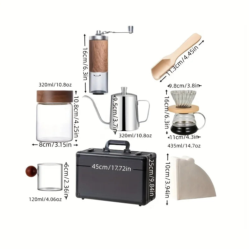 Drip Manual Coffee Grinder Set