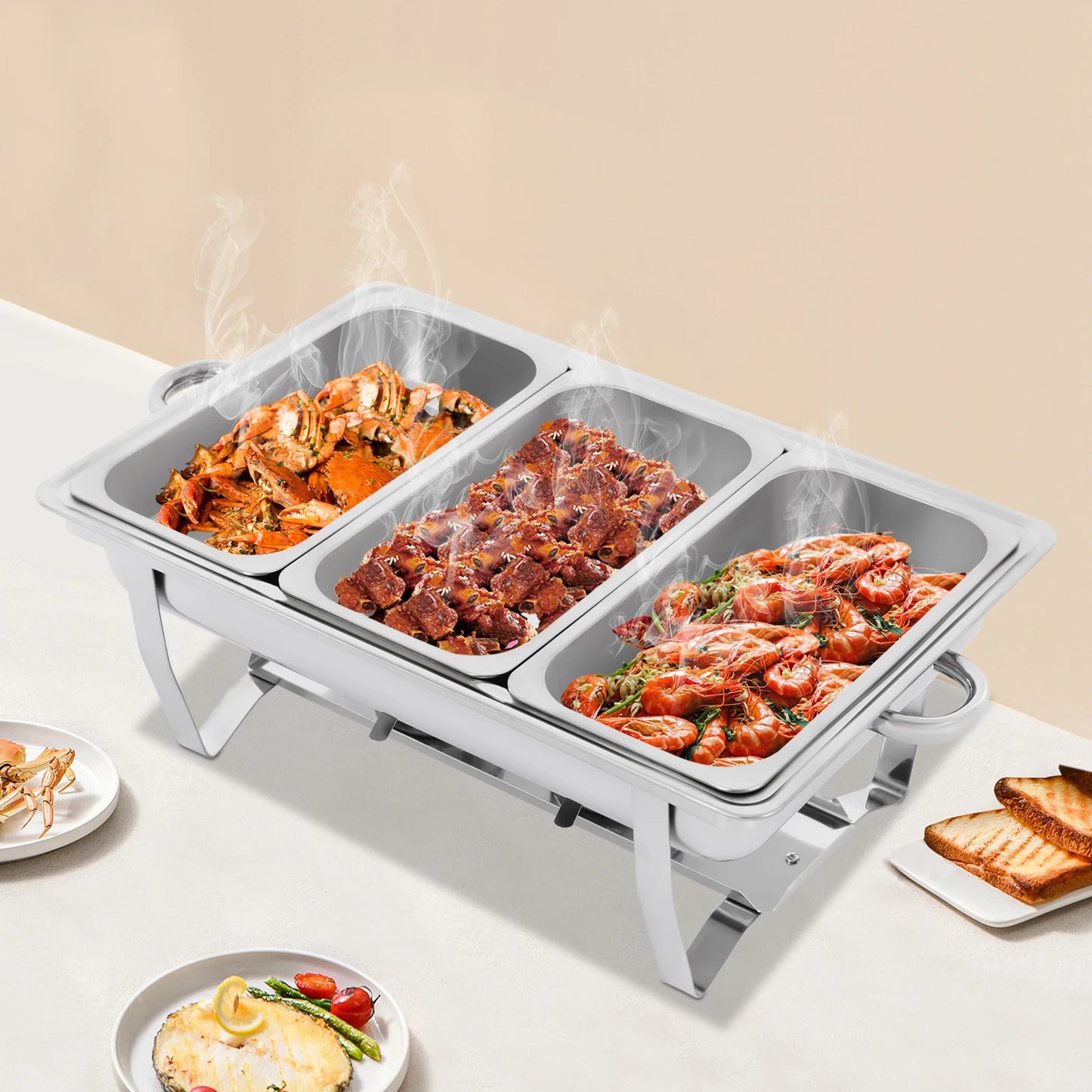 Stainless Steel Chafing Dish - 7.5L