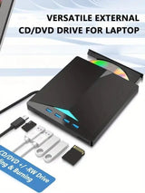 8-In-1 USB Portable CD/DVD