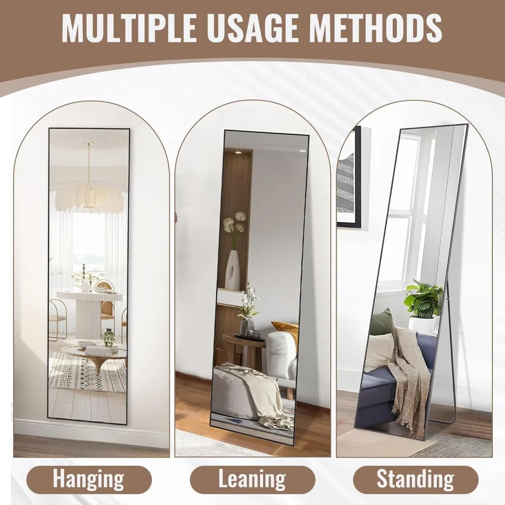 64Lx21W Full Length Mirror
