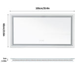 40 x 24 Inch LED Bathroom Mirror