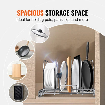 Expandable Pot Lid Organizer