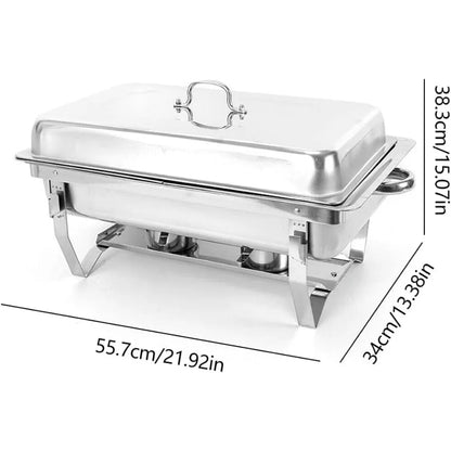 Chafing Buffet Stainless Steel - Set 9L
