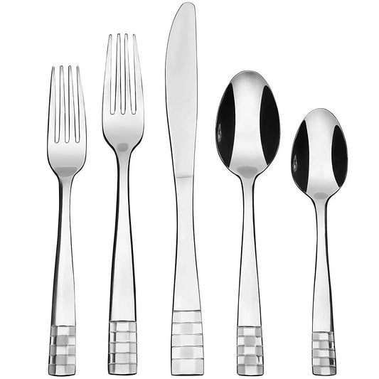 Stainless Steel Cutlery - 40 Piece