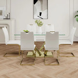 Modern Glass Dining Table Set