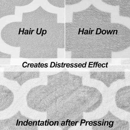 5x8 Foot Geometric Wool Rug Modern Handmade Area Rug