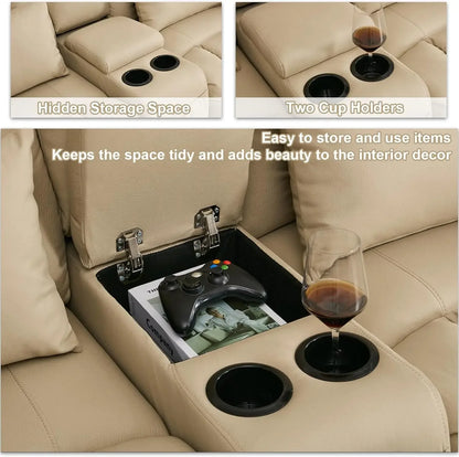 Theater Double Loveseat Recliner