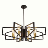 8-Light Geometric Chandelier