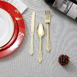 Gold Plastic Silverware