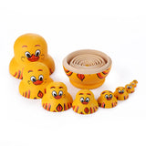 Yellow Duck Matryoshka Dolls