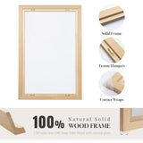 Tri-Panel/Black & White/Abstract Art