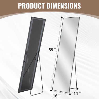 64Lx21W Full Length Mirror