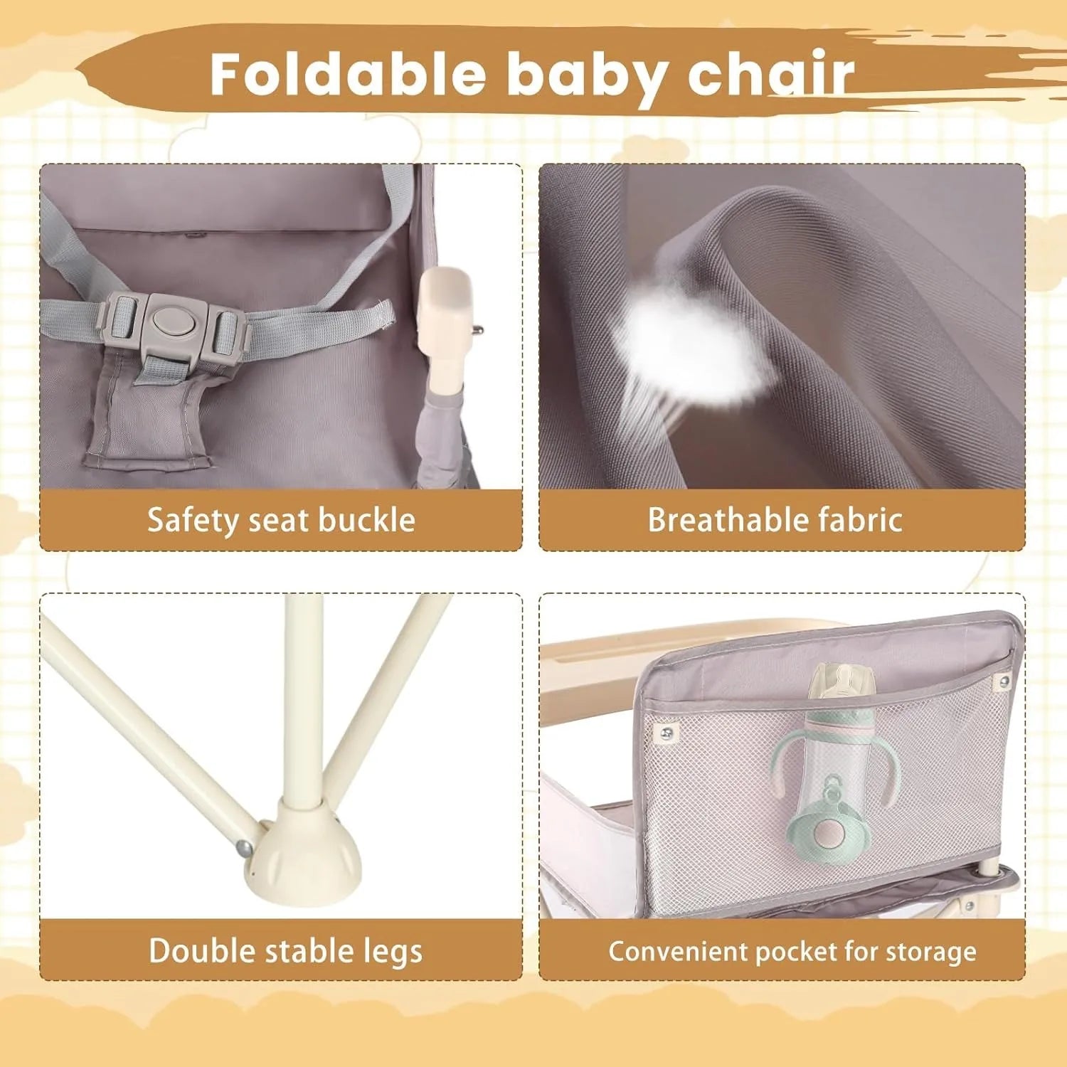 High Chair Adjustable Footrest