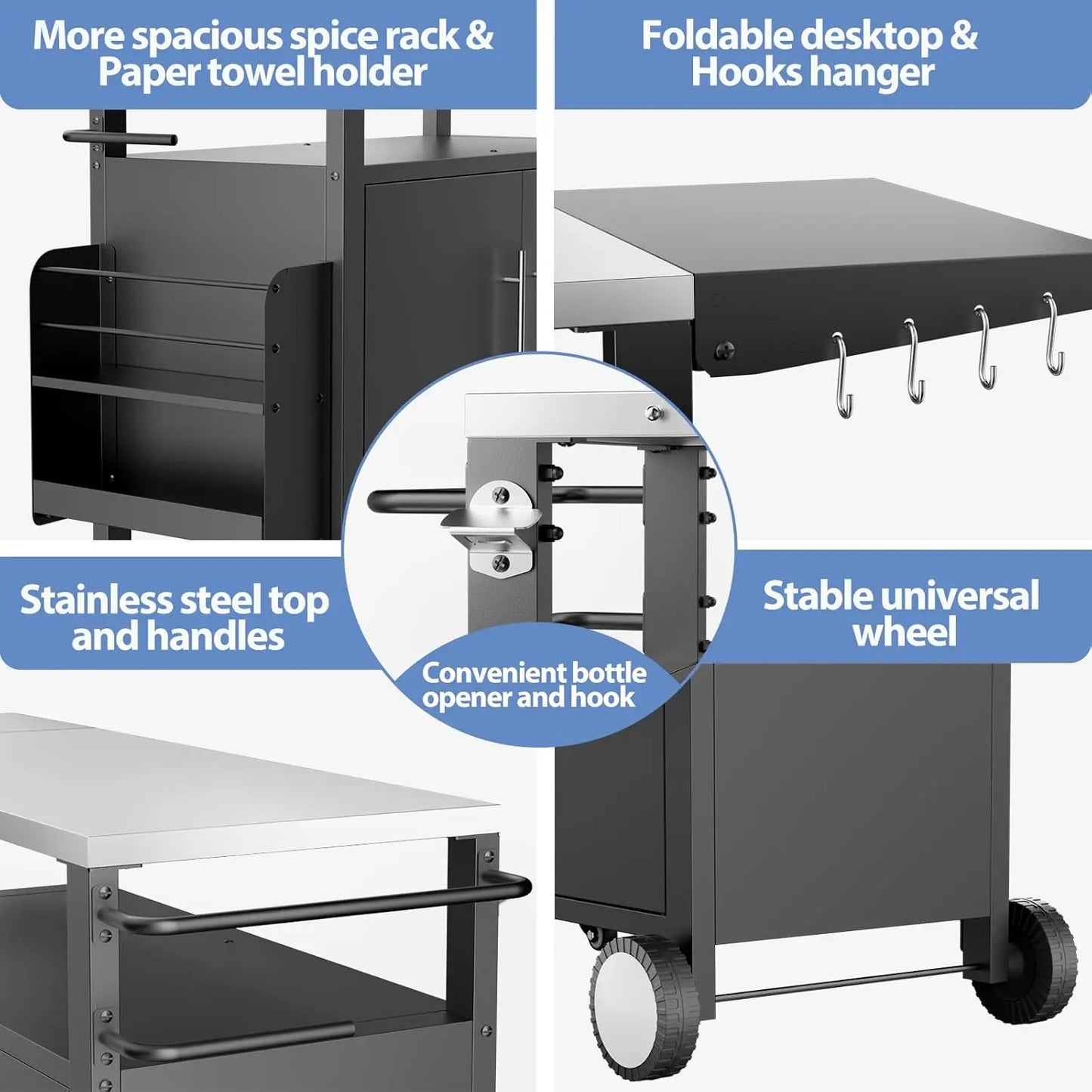Outdoor Grill Cart