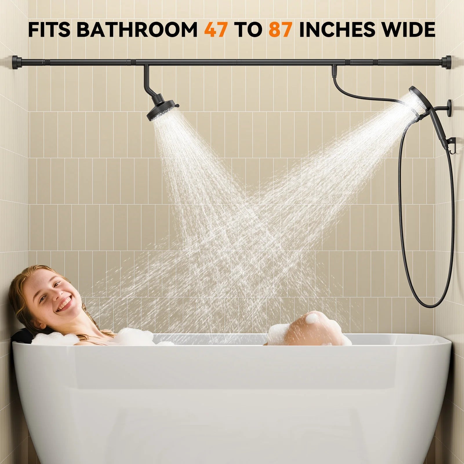 Dual Shower Head For Couples