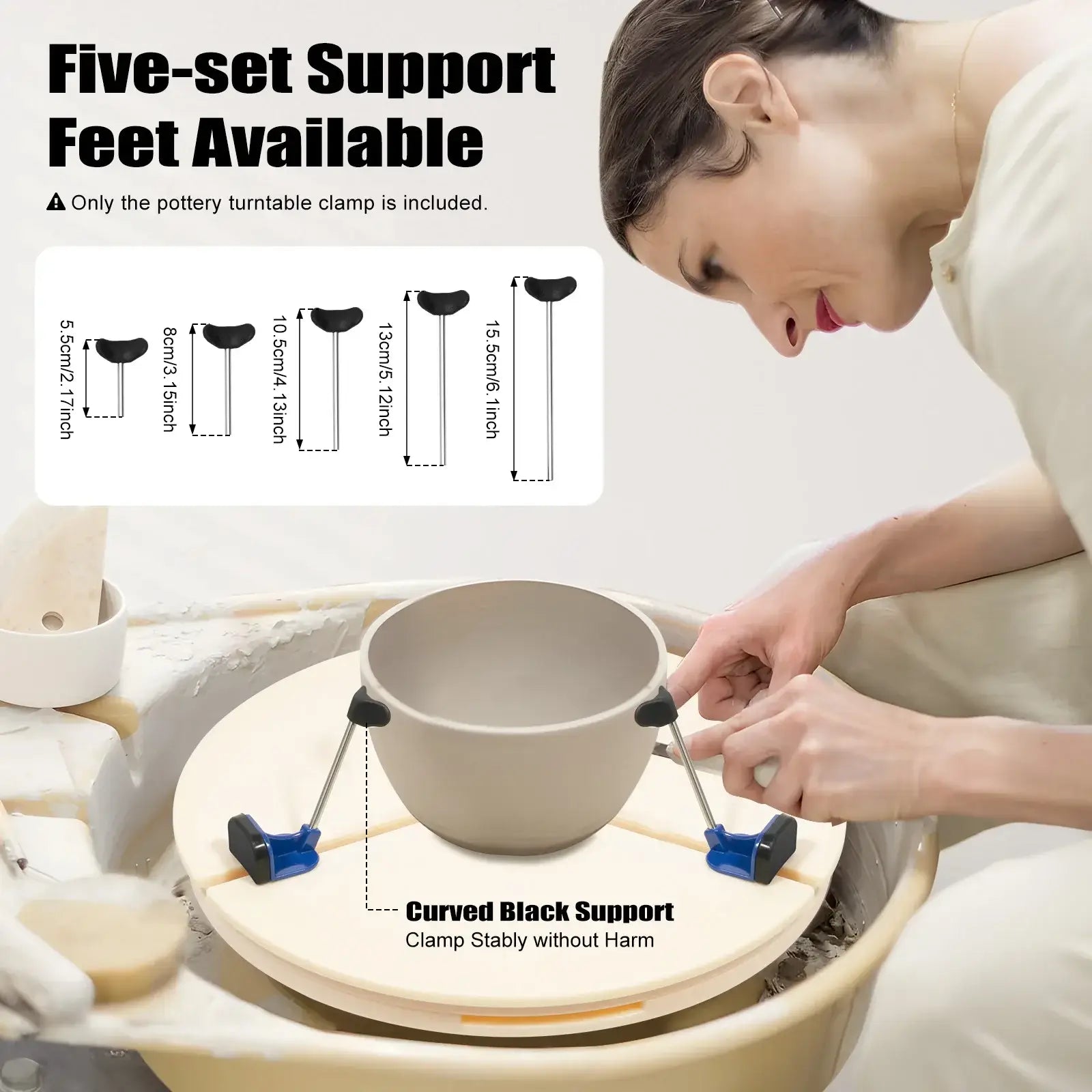 Pottery Turntable for Ceramic Art and Clay Projects