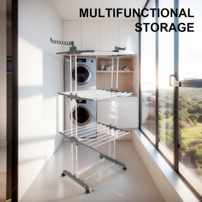 4-Tier Foldable Laundry Drying Rack