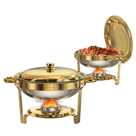 2/4-Set Round Chafing Dishes