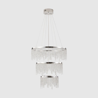Luxury Crystal Round Chandelier 23.6 Inch