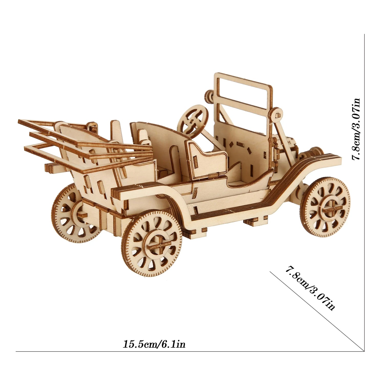 Classic Car 3D Wooden Puzzle