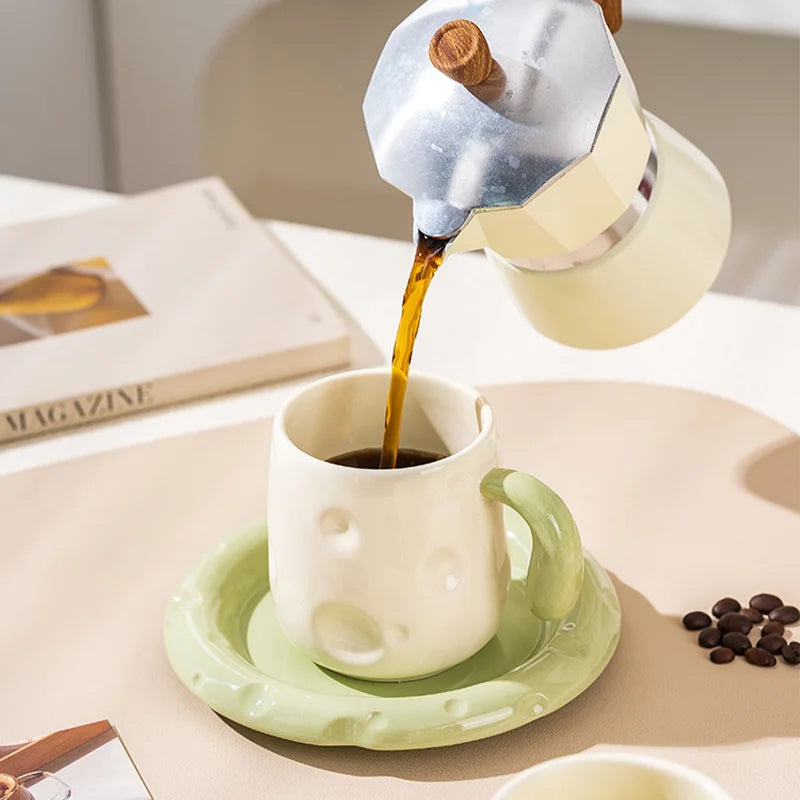 Coffee Cup Saucer Set for home use