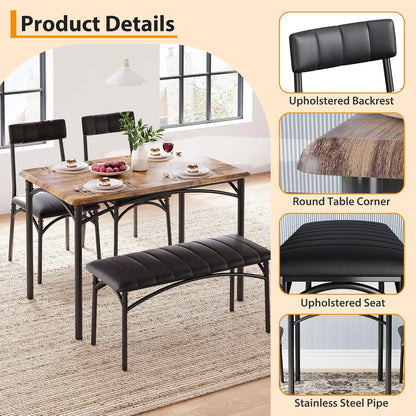 Dining Table Set For 4