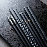 Premium Alloy Chopsticks - 5 Pairs